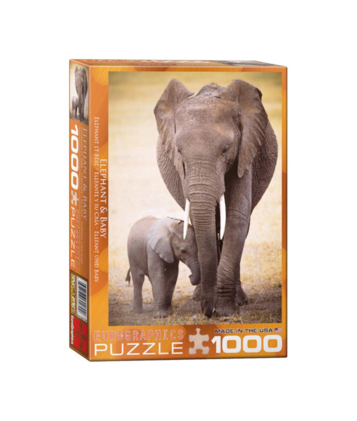 Puzzle 1000 pièces- Loup gris Eurographics